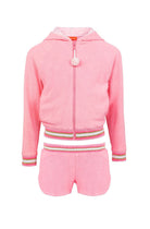 Sunnylife Girls Pink Long Sleeve Toweling Set